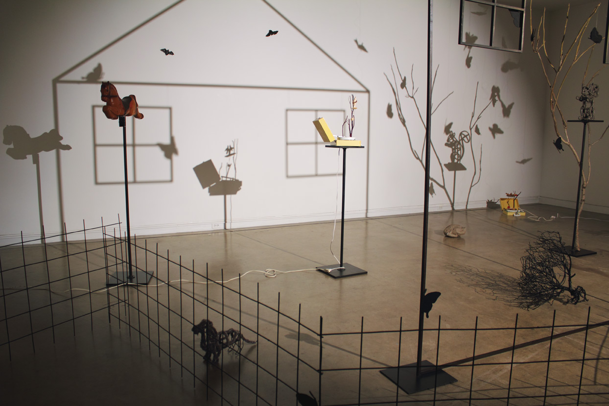 'Call and Response,' 2011. Collaborative installation detail.