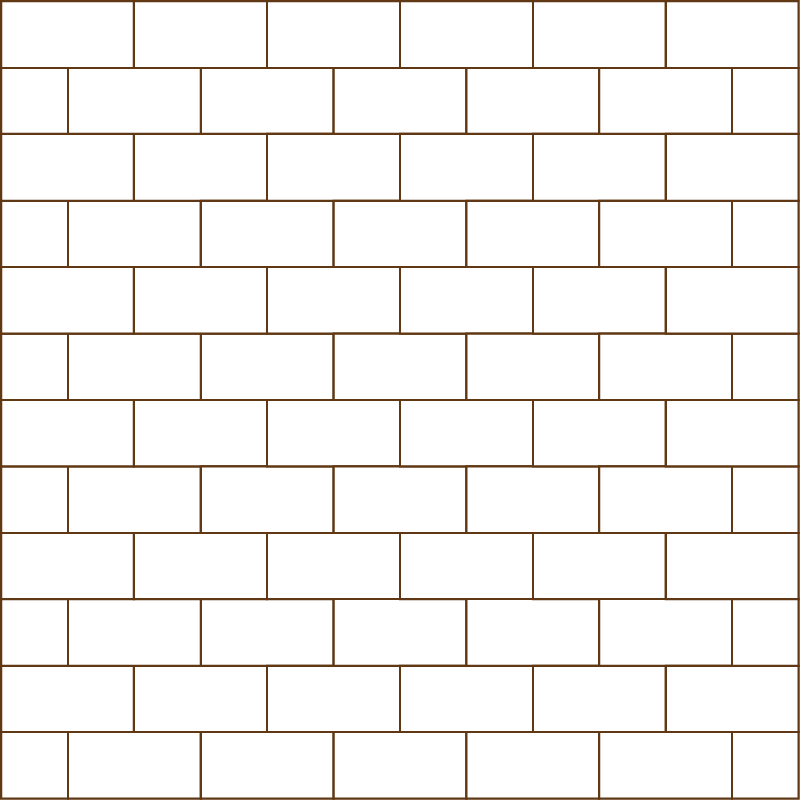 (above) Stretcher Bond