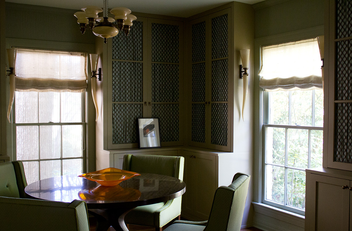 (above) This shows the placement of all four sconces. Unfortunately, during this time of year, autumn, my north-facing rooms don’t receive much natural daylight. So this photo is a bit dim.