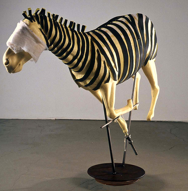 (above) Frances Bagley, 'Zebra'