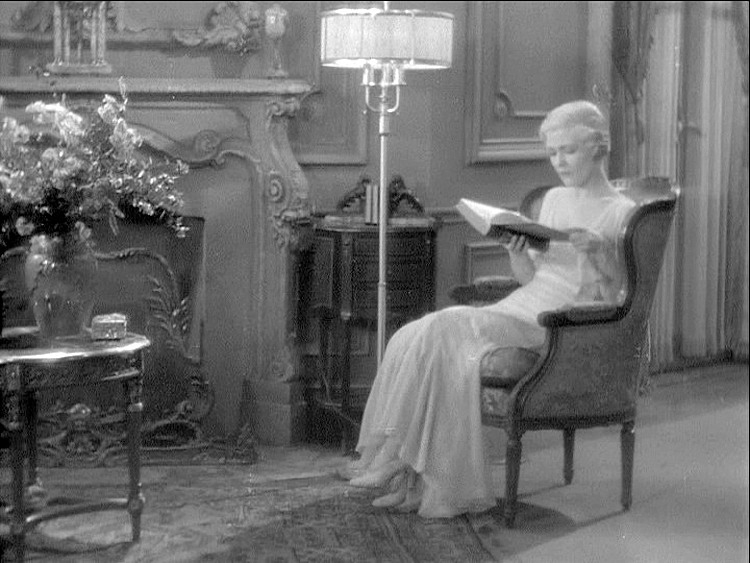 (above) At her home.