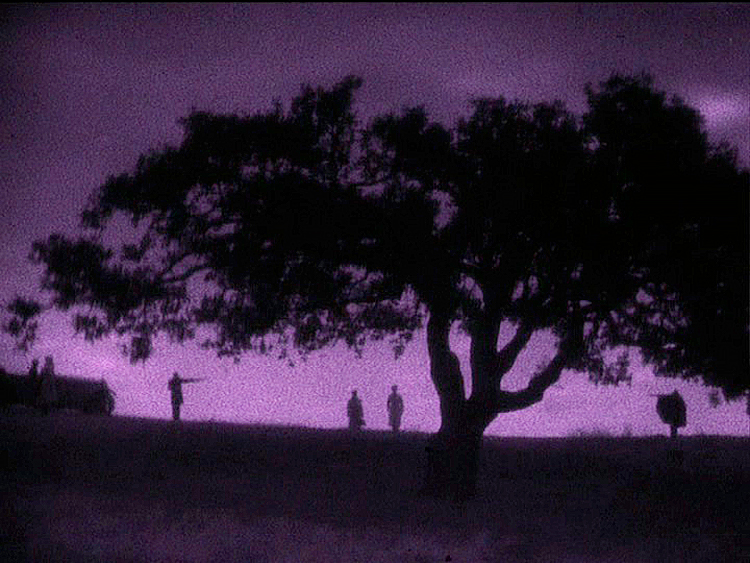 The film alternates between black and white sequences and colored sequences. For the most part I will be skipping the black and white sections, because the best artistry occurs in the the colored frames with the exception of the final aerial combat scene.