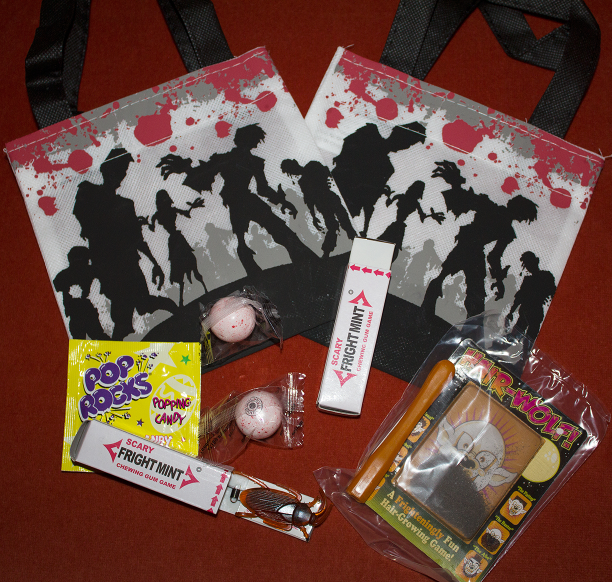 All items were purchased from Oriental Trading.