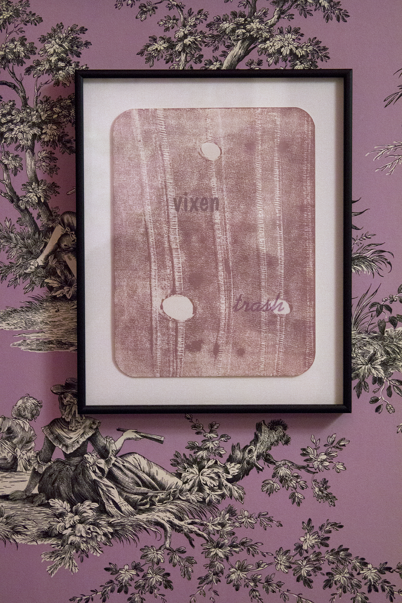This print is one of three hung in my home's original bathroom.