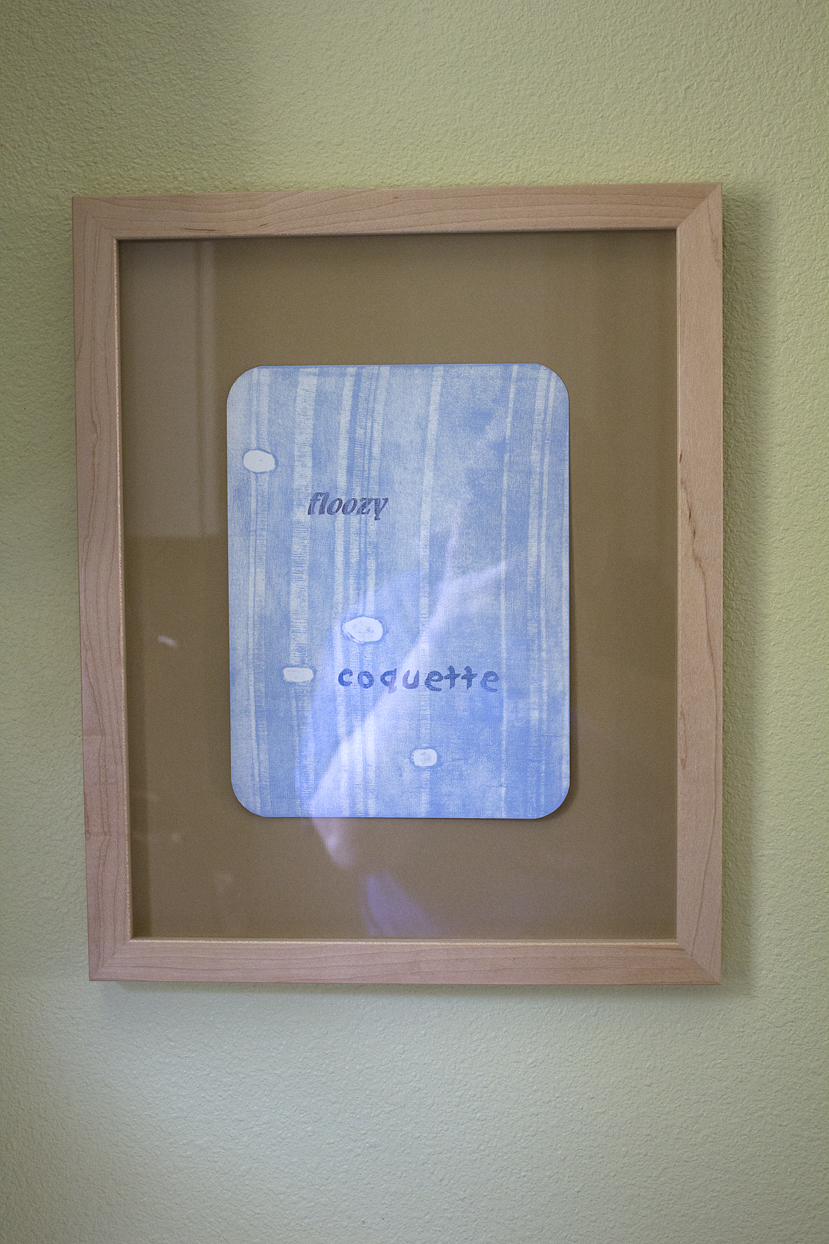 (above) This print has a solo spot in my breakfast room.