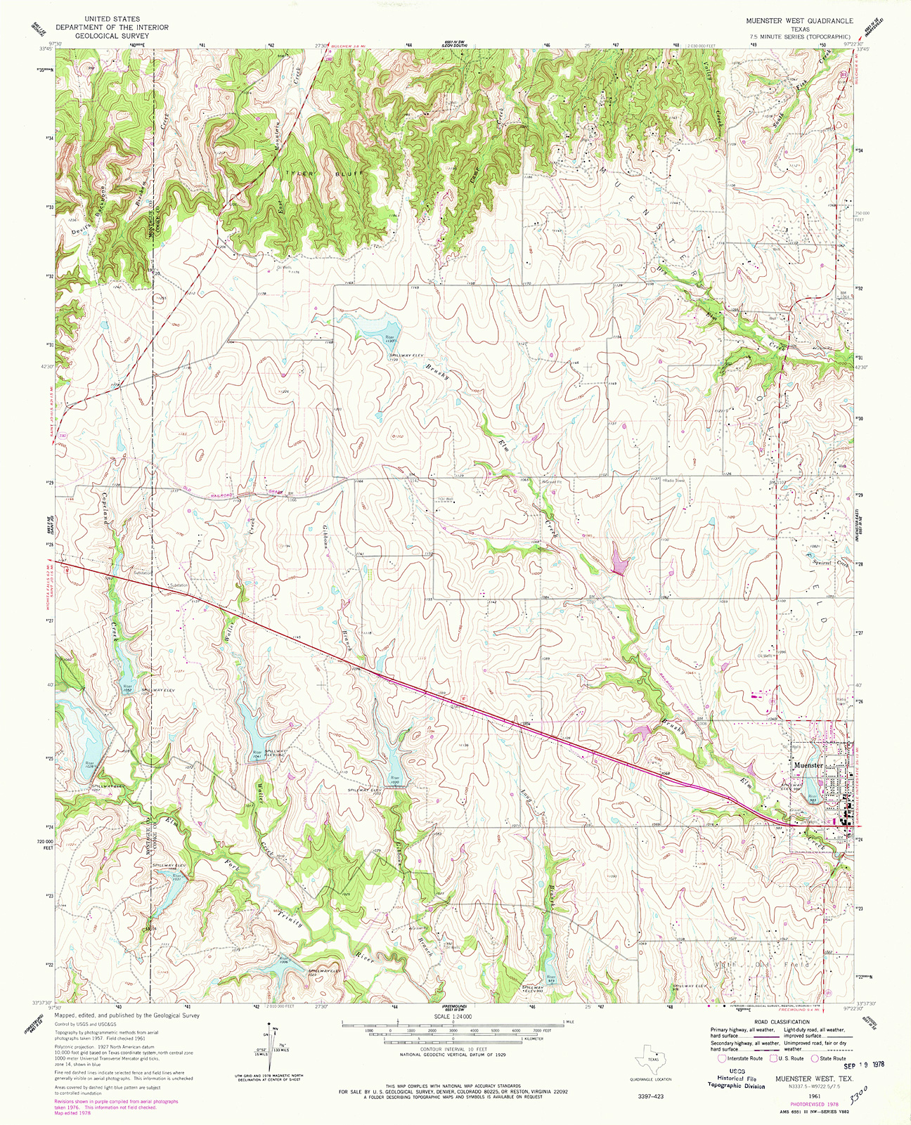 (above) Click on this image for a much larger scale. A PDF version of this map can be found here. Plus many other sections of Texas can be found on this site.